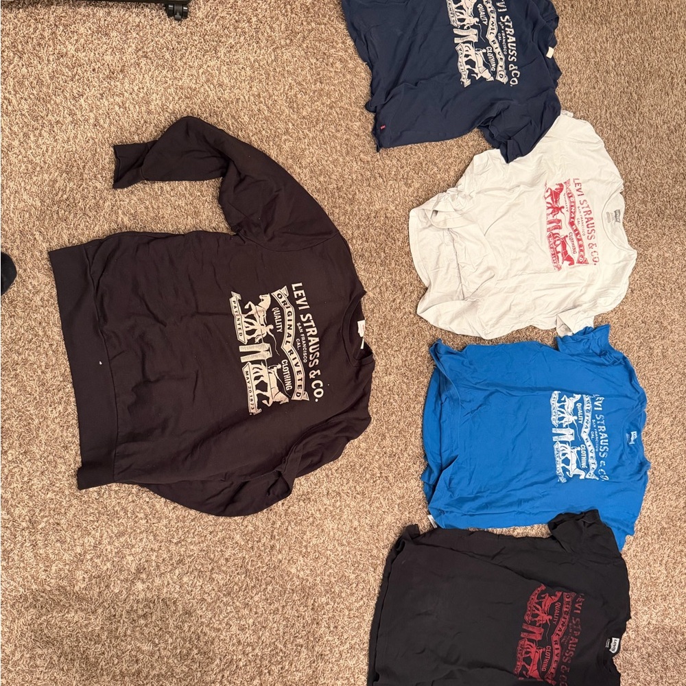 Levi's Graphic Sweatshirt and T-Shirt Collection (full lot)